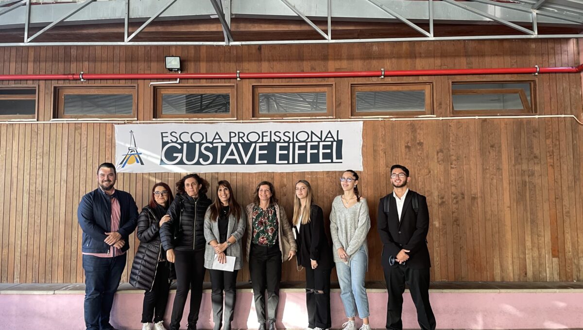 Alunos em projeto europeu DNA Europe